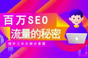 SEO实操培训：玩转百万SEO流量，助力站长快速提升流量（搜外三木大神分享课）